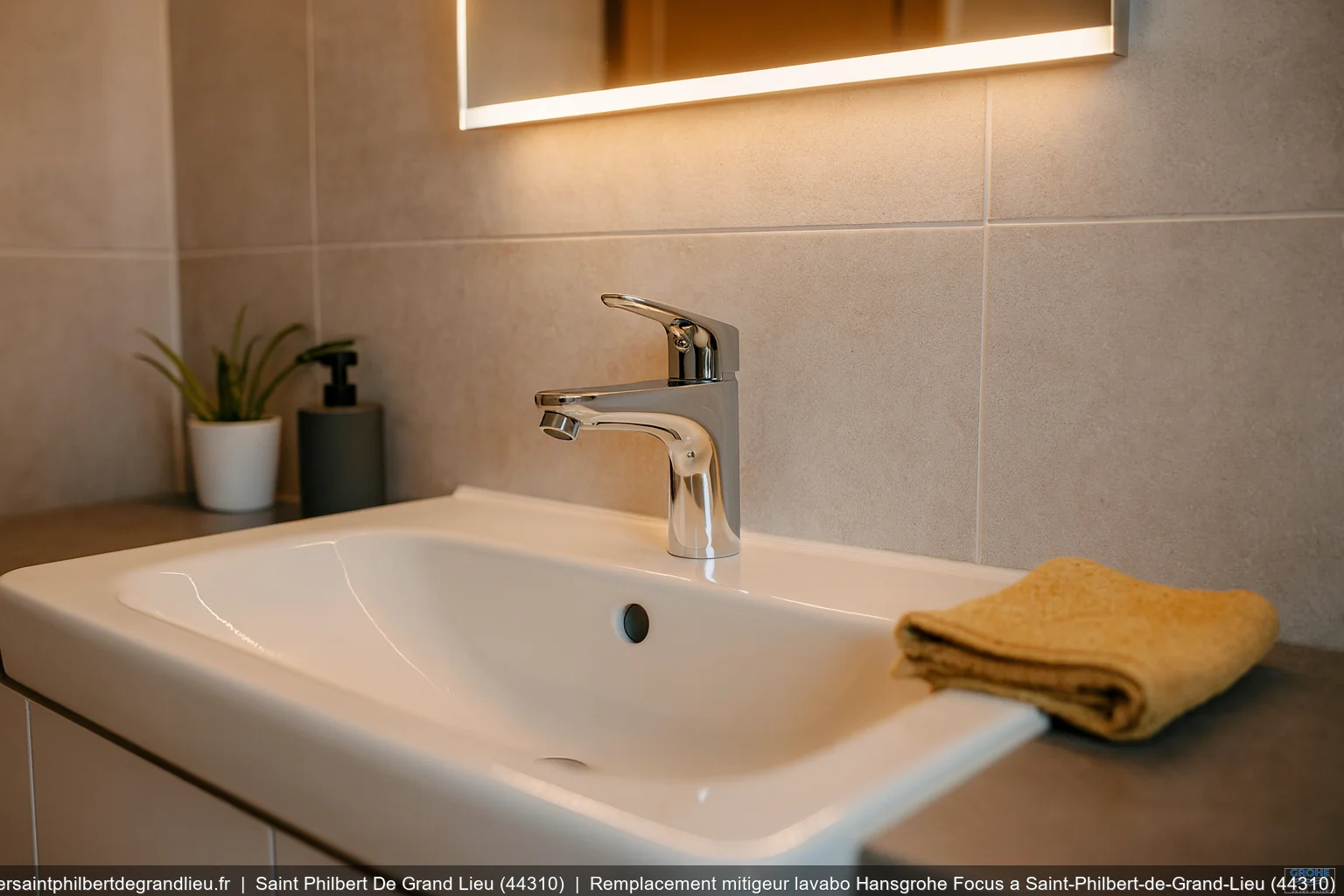 Remplacement mitigeur lavabo Hansgrohe Focus a Saint-Philbert-de-Grand-Lieu (44310)